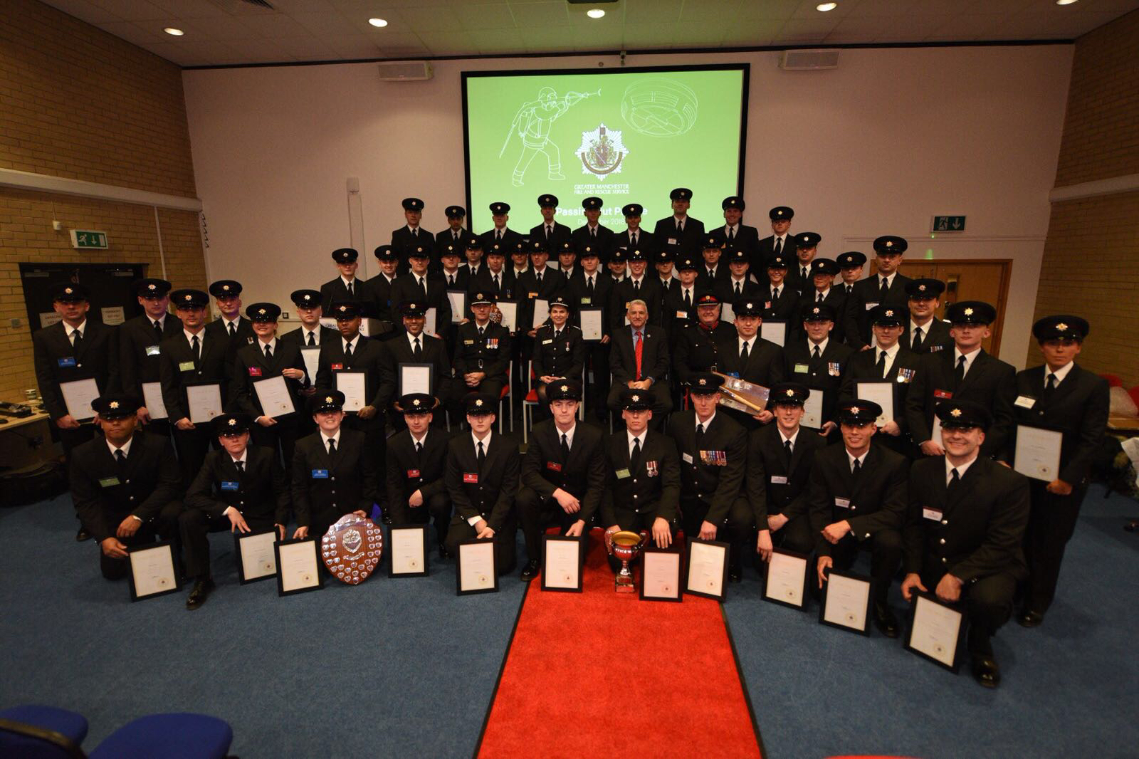 55 New Firefighters Celebrate Their Successes - Greater Manchester Fire ...